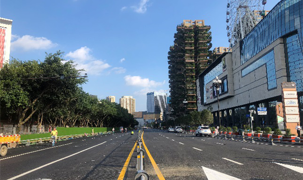 18天，金光路通了！